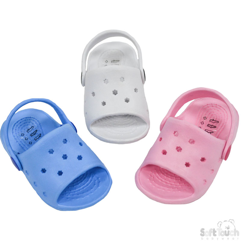 P/B/W Open Toed Plain Eva Cloggs No. E91