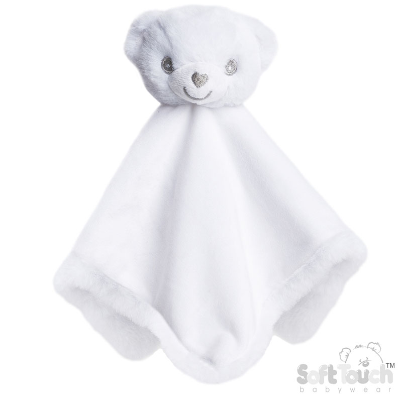 White Eco Recycled Bear Comforter : EBC60-W
