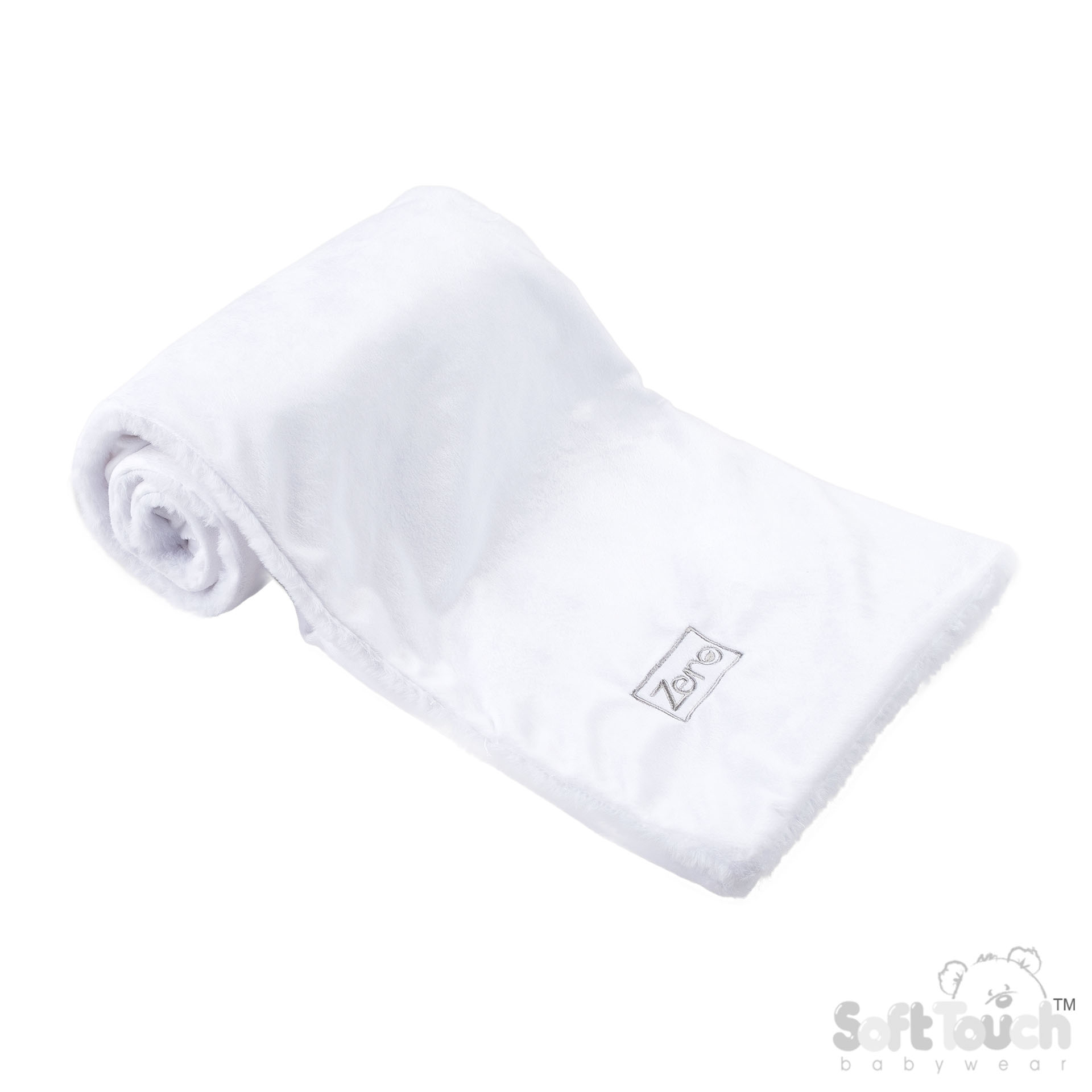White Eco Recycled Mink Wrap : EFBP60-W