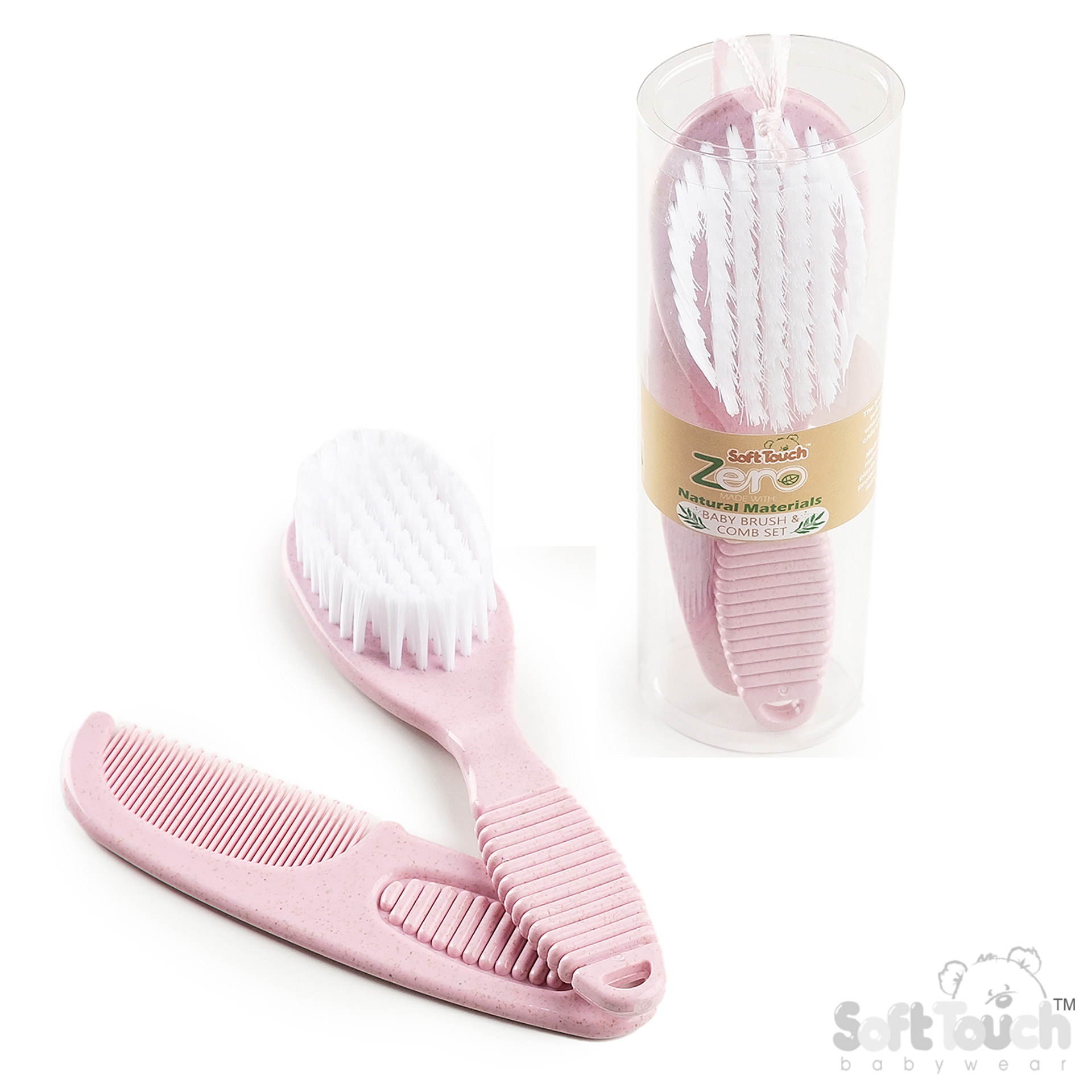 Pink Deluxe Brush & Comb Set : EP606-P
