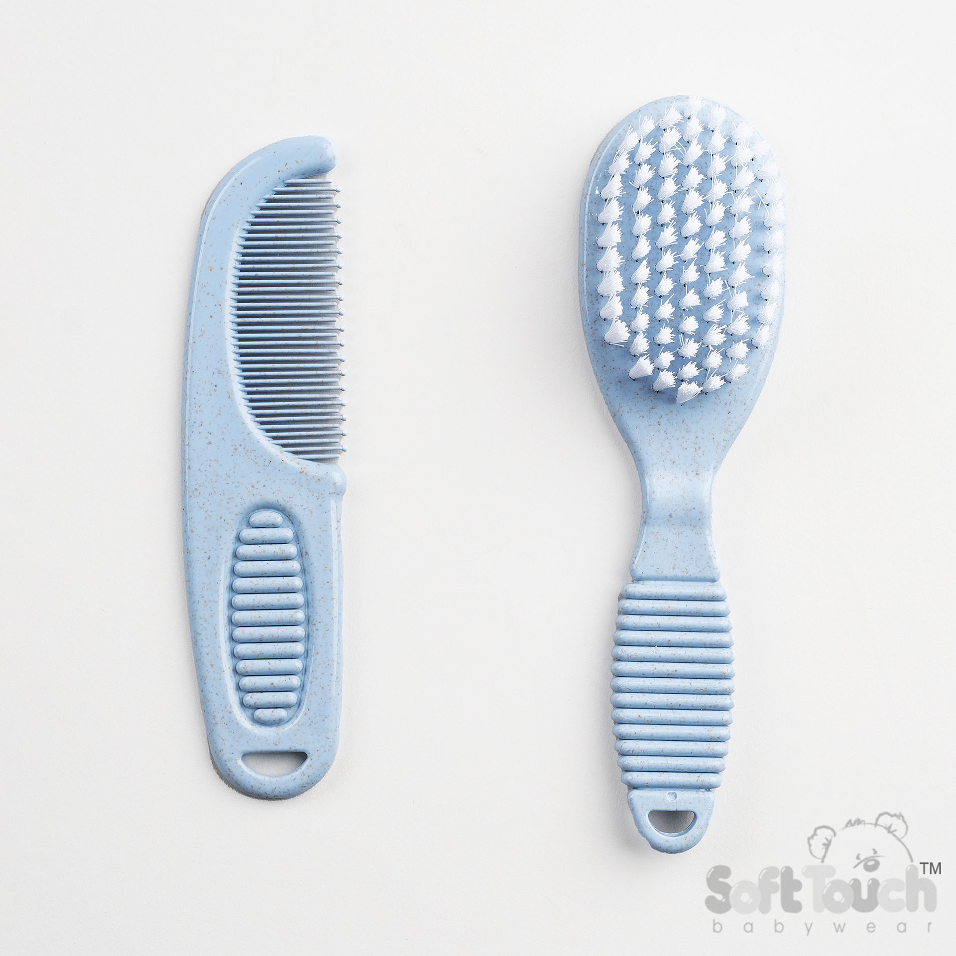 Blue Deluxe Brush & Comb Set : EP607-BP-B