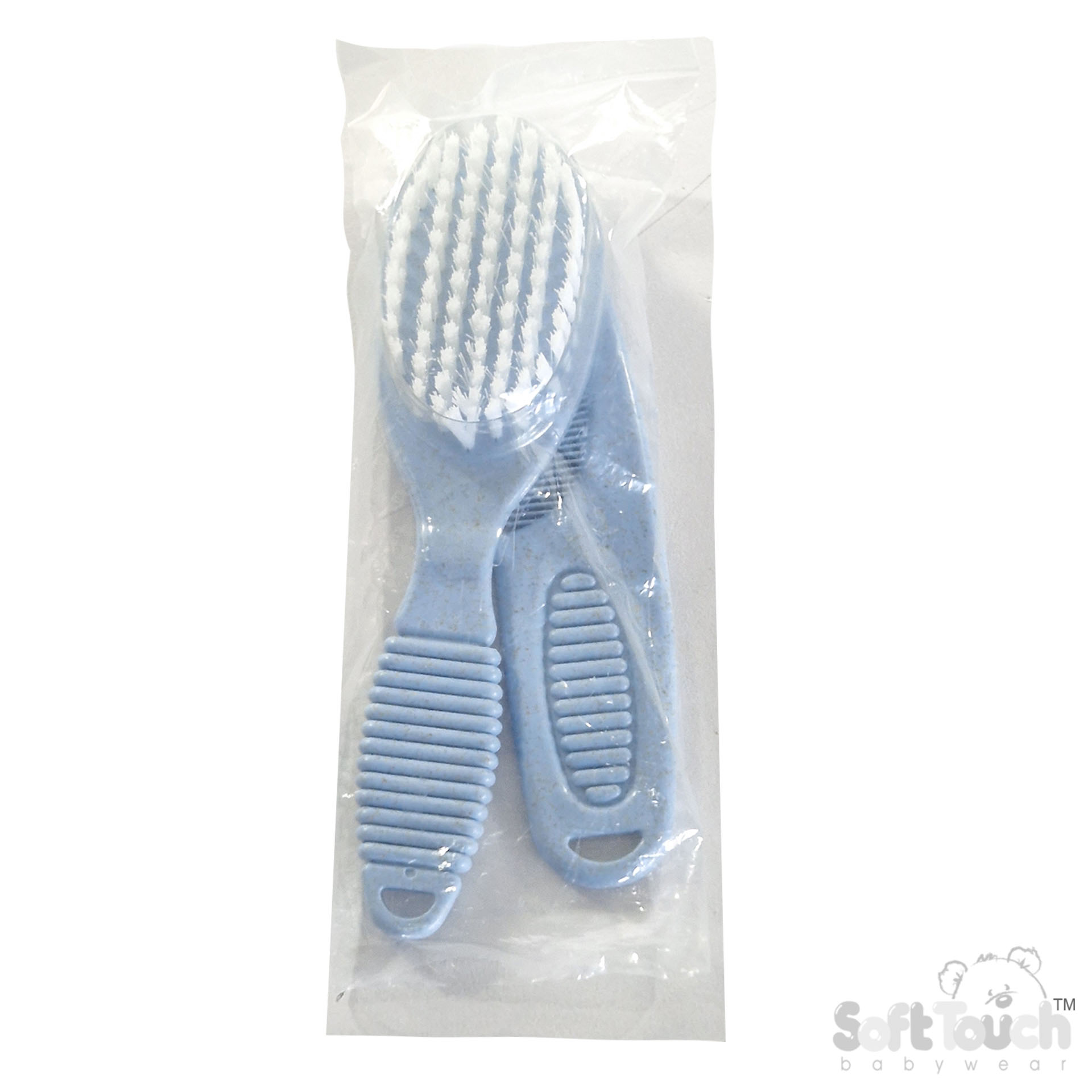 Blue Deluxe Brush & Comb Set : EP607-BP-B