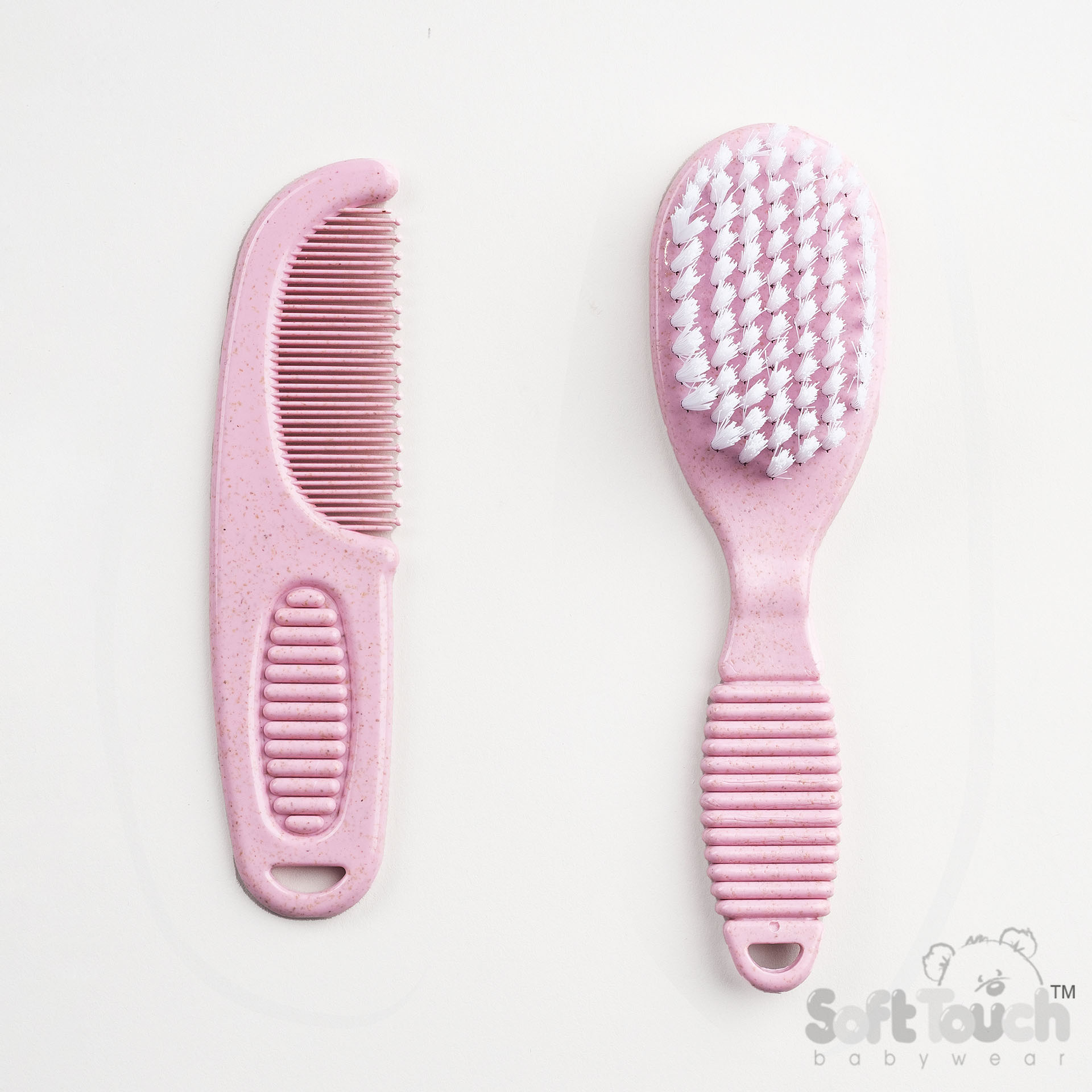 Pink Deluxe Brush & Comb Set : EP607-BP-P