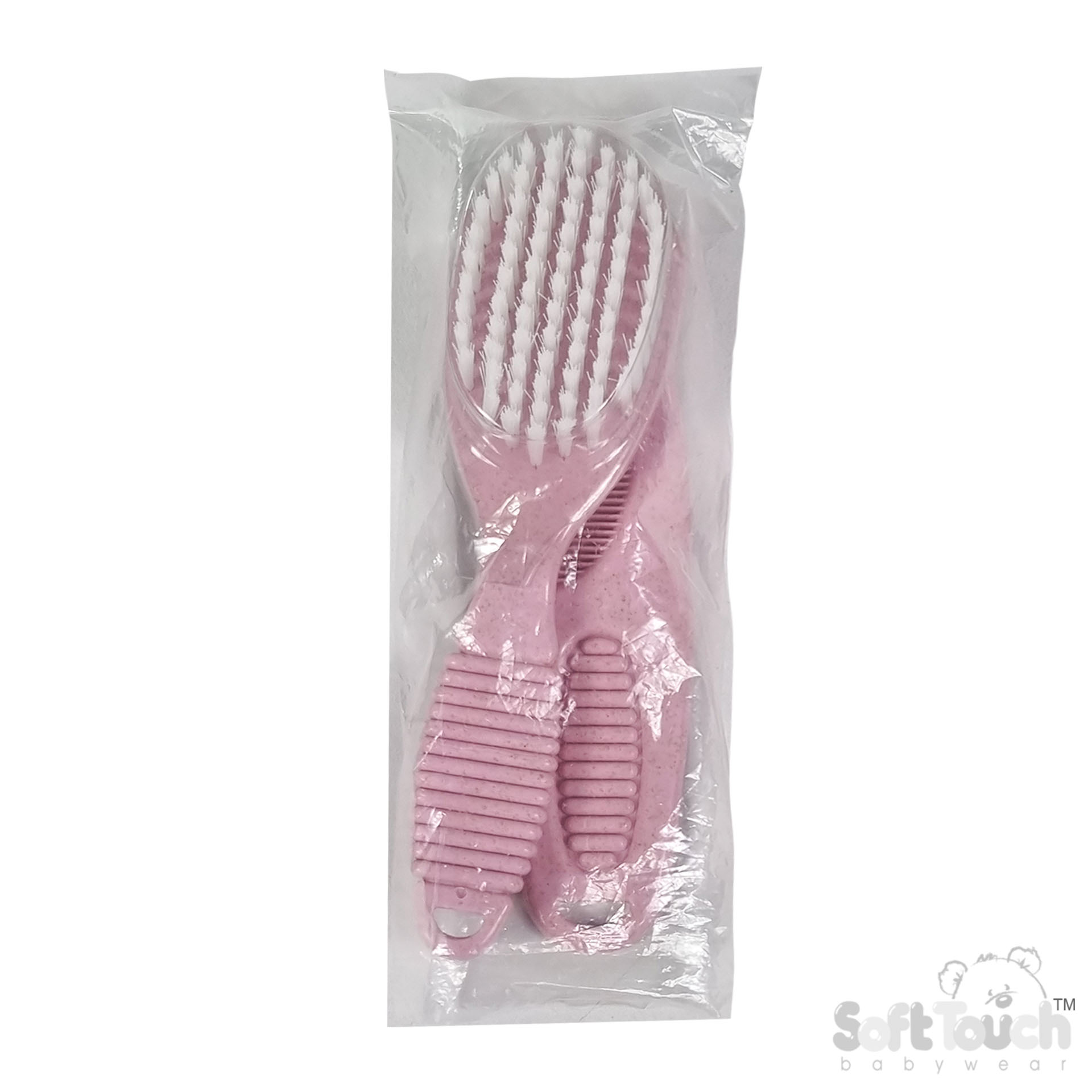 Pink Deluxe Brush & Comb Set : EP607-BP-P