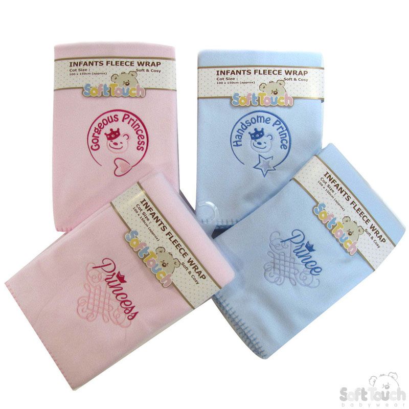Baby's Pink/Blue Cot Wrap  No. FBC18