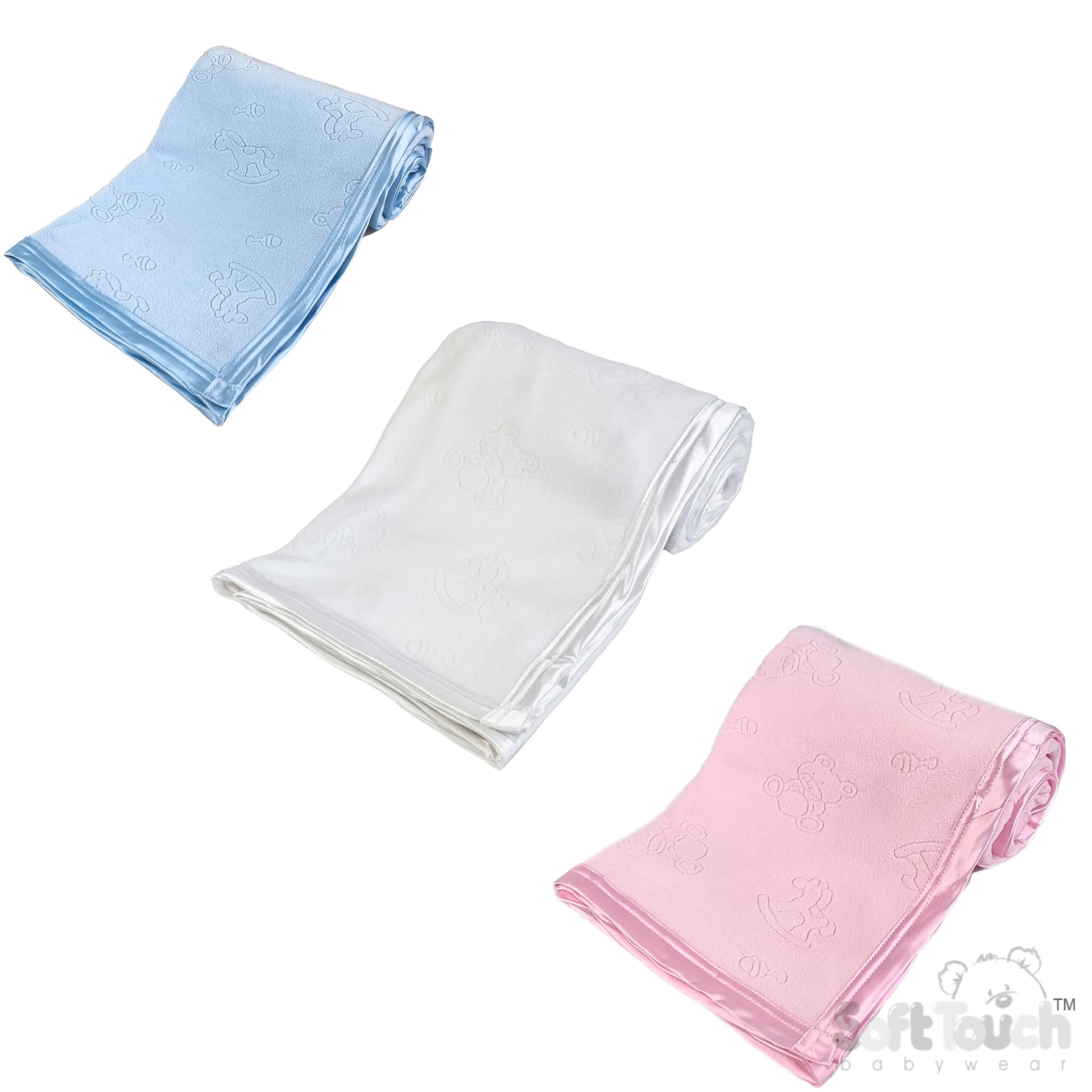 Baby's Embossed Cot Wrap No. FBC24