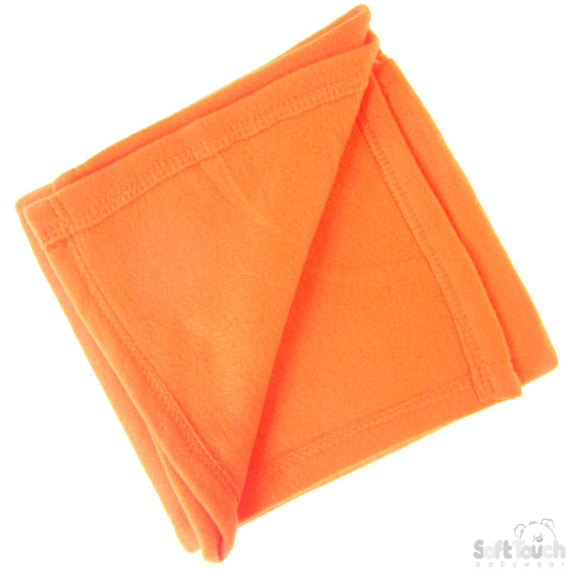 Orange Plain Polar Fleece Wrap No. FBP07-OR