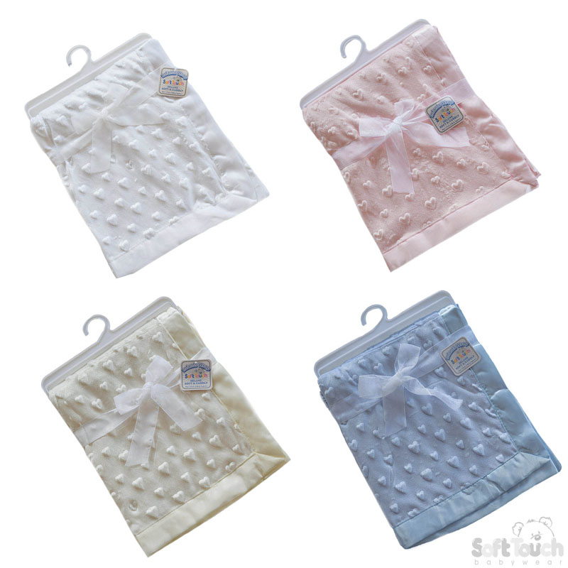 Hearts' 2 Layer Minky Wrap FBP126