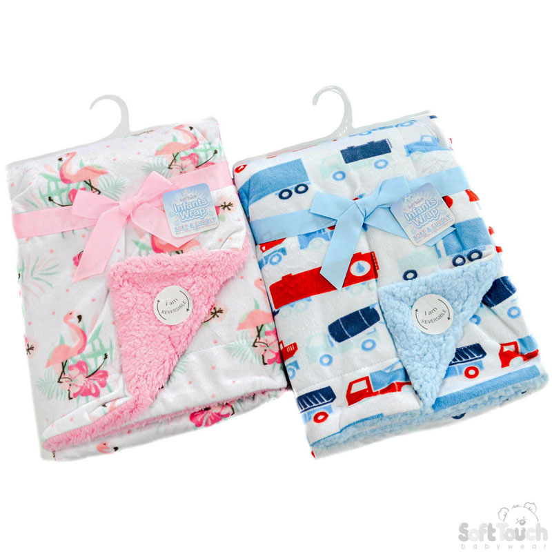 Mink Wrap W/Vehicle Or Flamingo Print No. FBP132