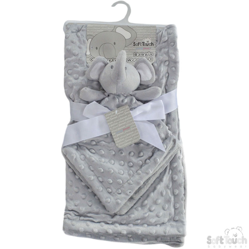 Reversible Bubble Mink Wrap w/Plain Flannel Back & Toy Co