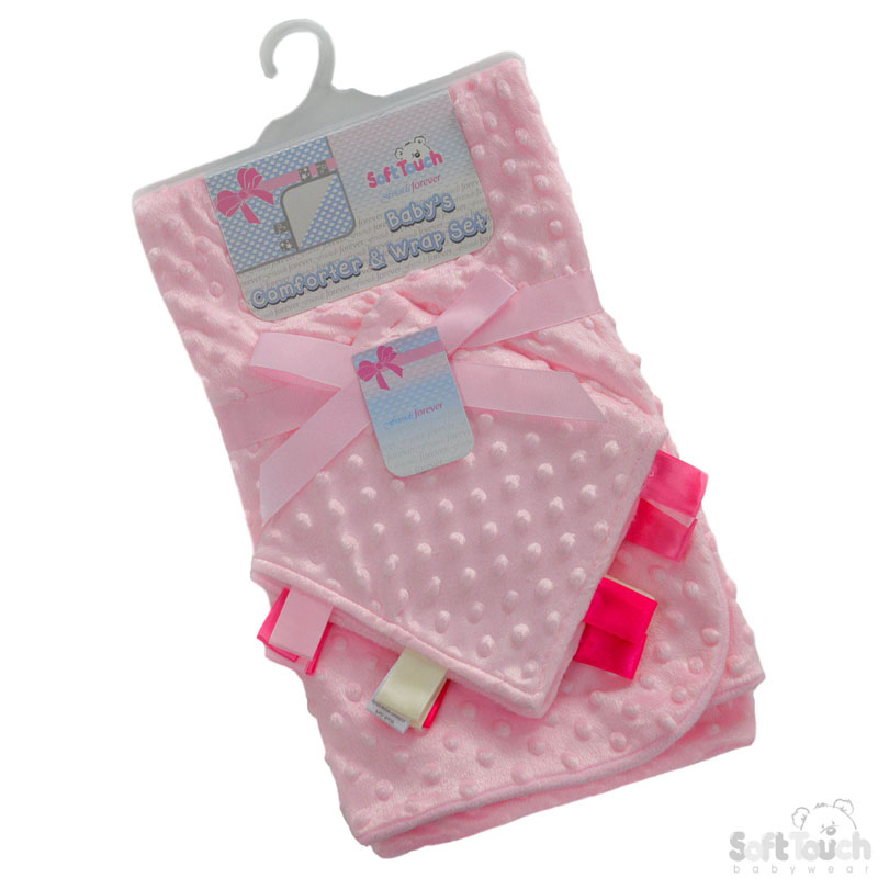 Pink Bubble Wrap W/Comforter & Ribbons No. FBP184-P