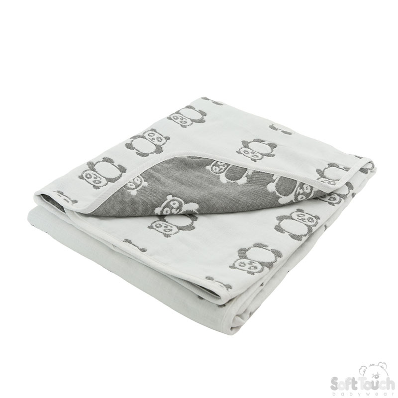 Rev White/Grey Panda Wrap No.FBP214-G