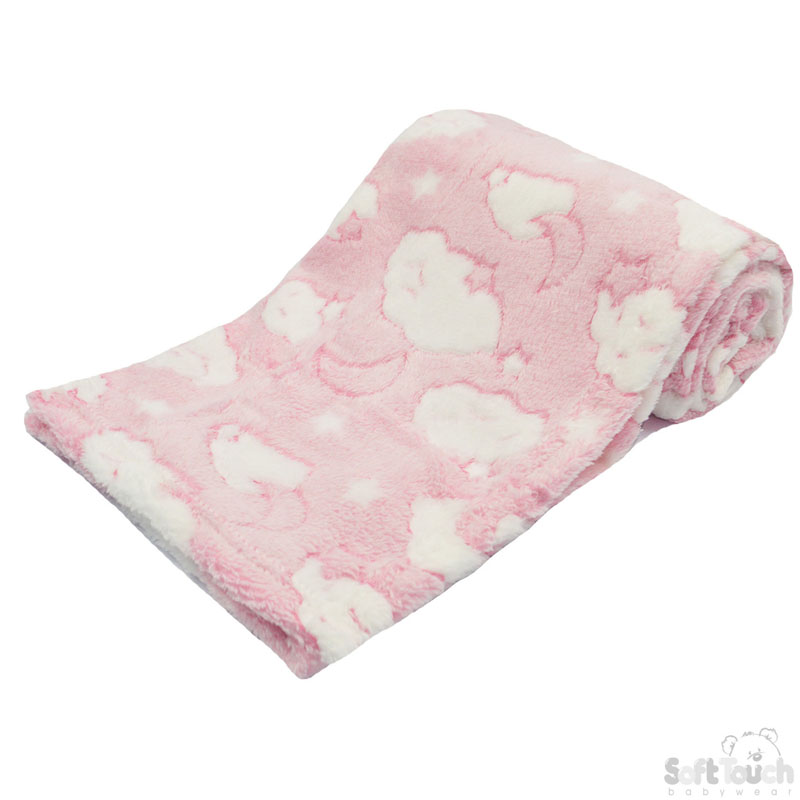 Cloud' Embossed Pink Wrap: FBP216-P