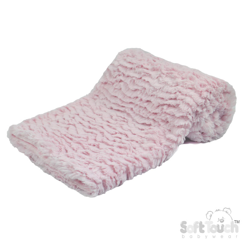 Lavender Pink 'Fluffy' Fleece Wrap No. FBP226-P