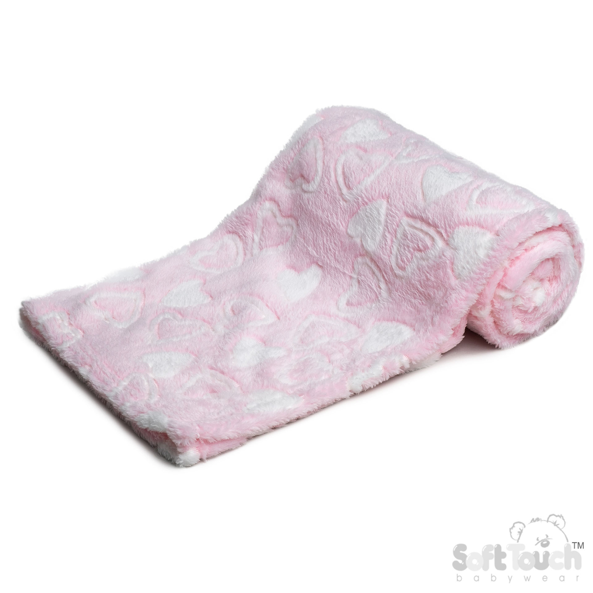 Pink Hearts Coral Wrap : FBP240-P