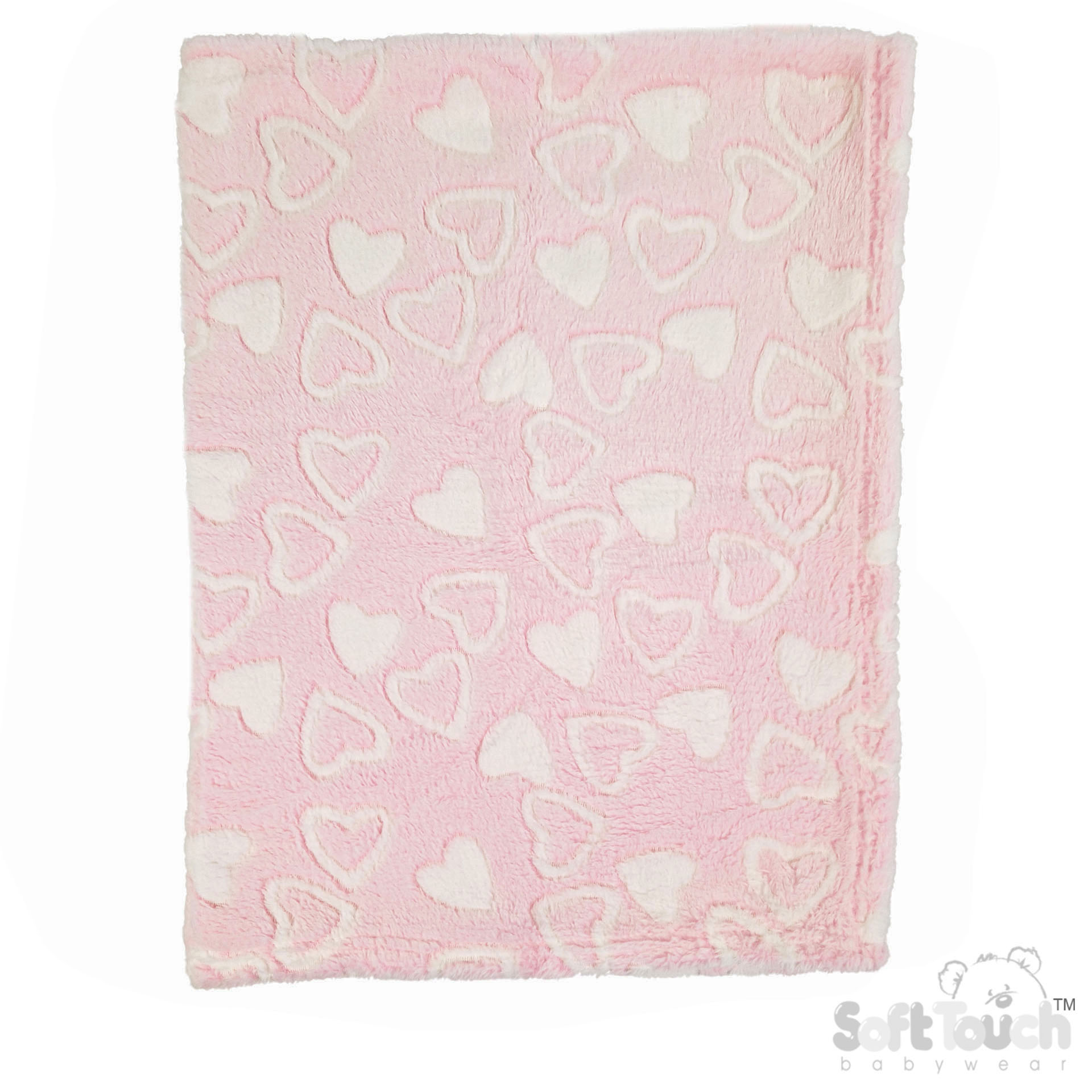 Pink Hearts Coral Wrap : FBP240-P