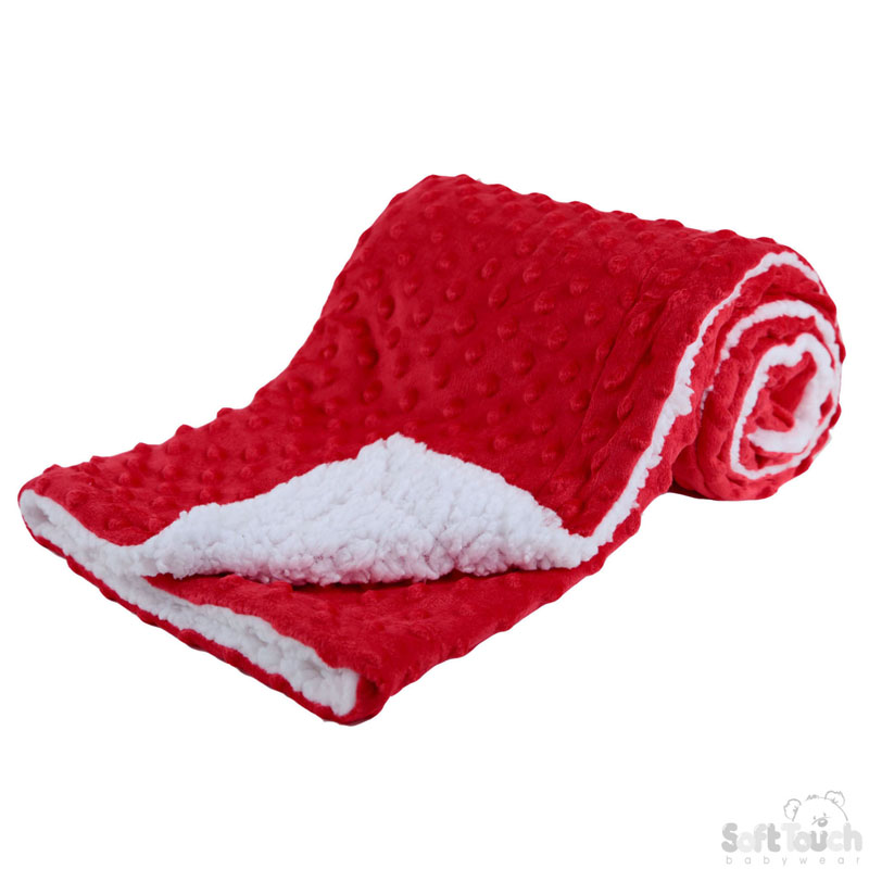 Red Deluxe Bubble Mink Wrap No.FBP29-R