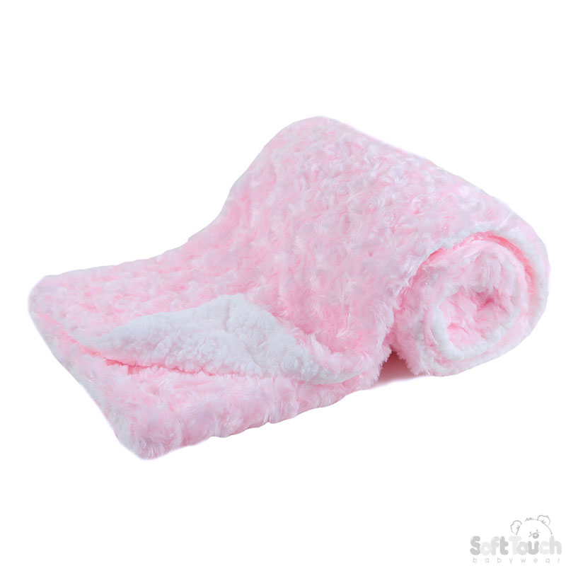 Pink Deluxe Rose Mink Wrap No.FBP30-P