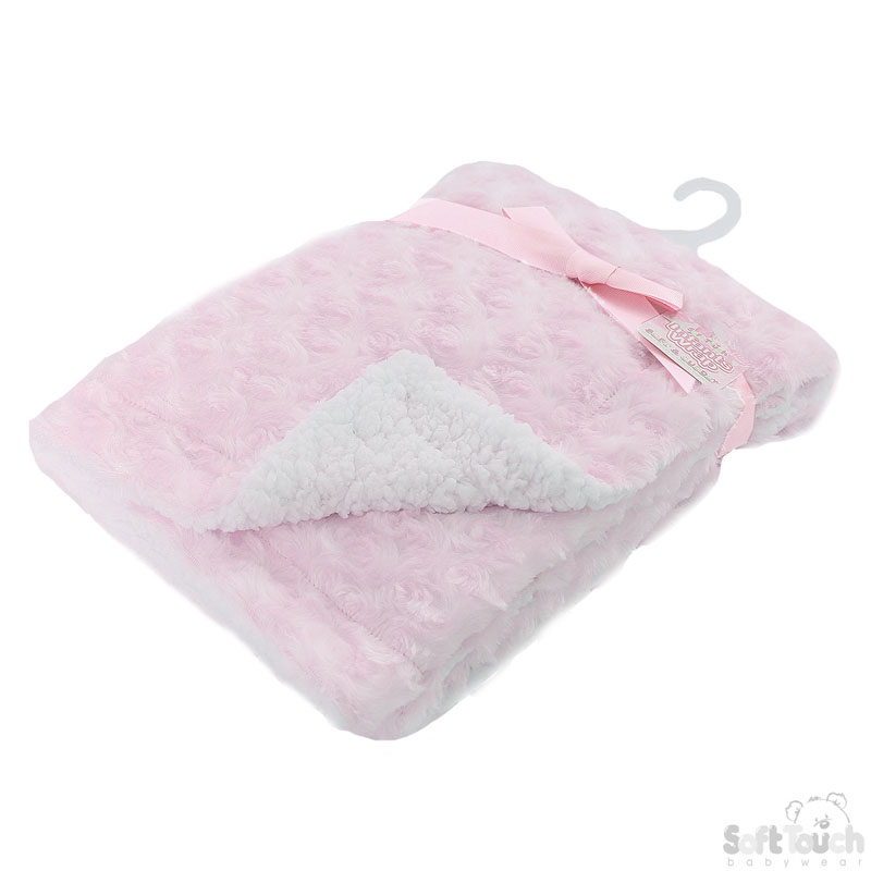 Pink Deluxe Rose Mink Wrap No.FBP30-P