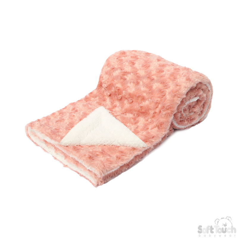 Deluxe Rose Gold Rose Mink Wrap: FBP30-RO