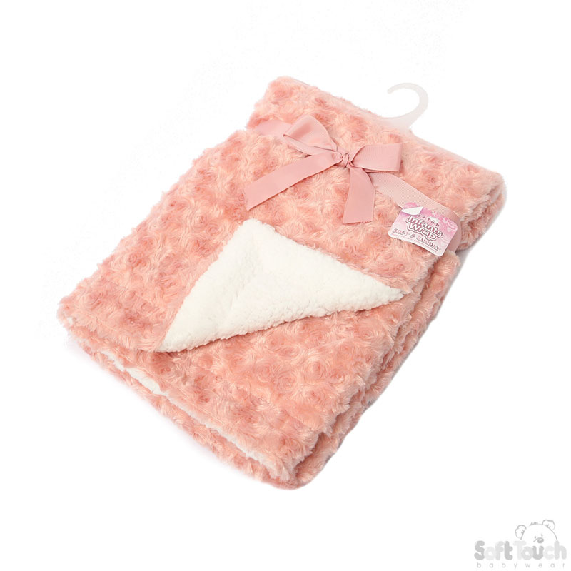 Deluxe Rose Gold Rose Mink Wrap: FBP30-RO