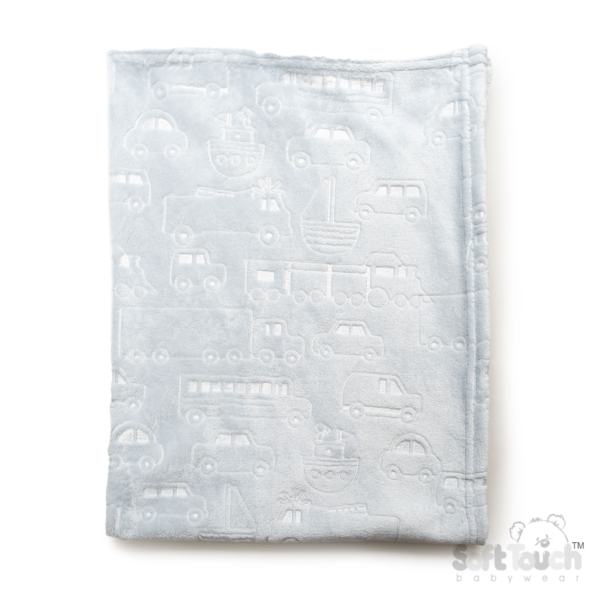 Blue Cars Embossed Wrap - FBP301-B
