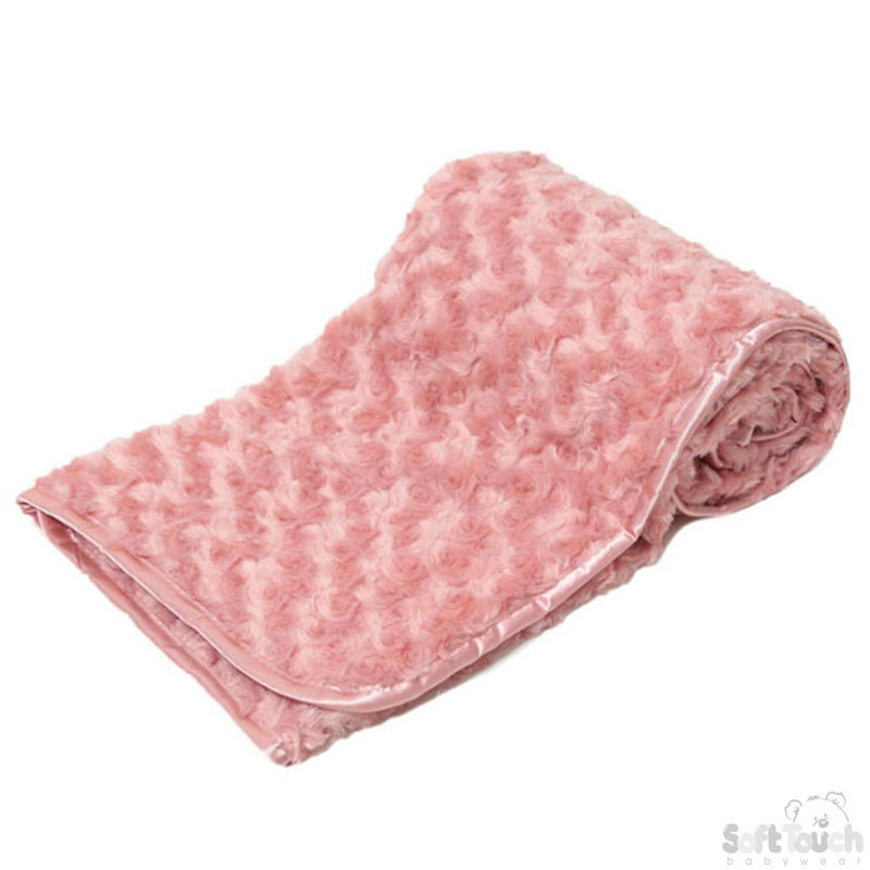 Rose Gold Rose Minky Wrap No. FBP66-BP-RO