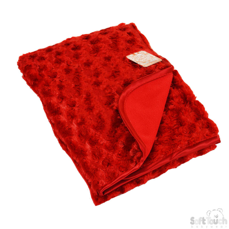 Red Rose Wrap W/Satin Trim No FBP66-BP-R
