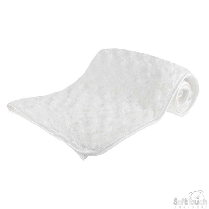 White Rose Minky Wrap No. FBP66-BP-W