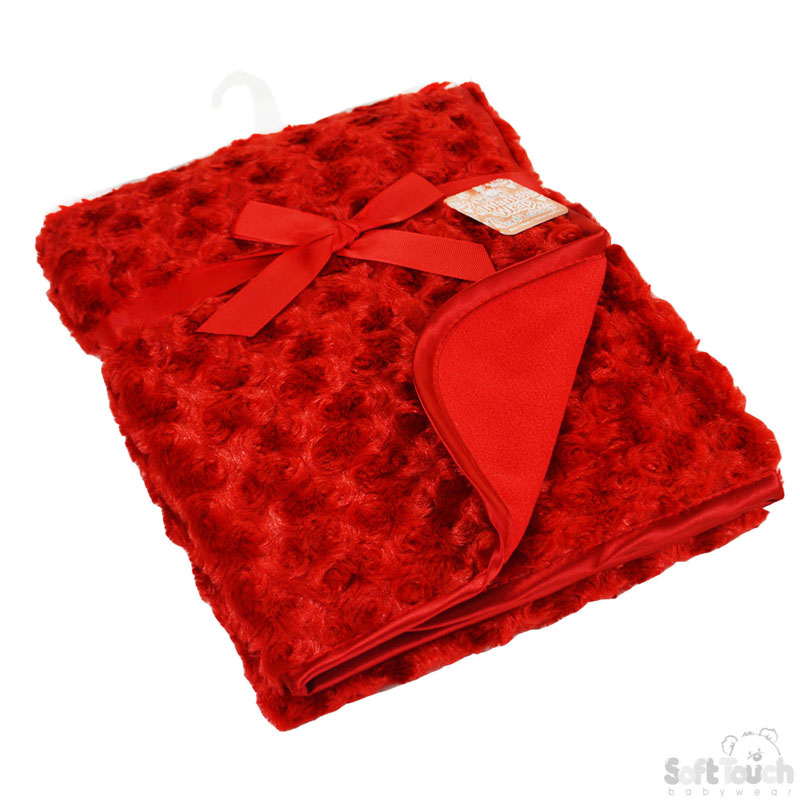 Red Rose Minky Baby Wrap FBP66-R