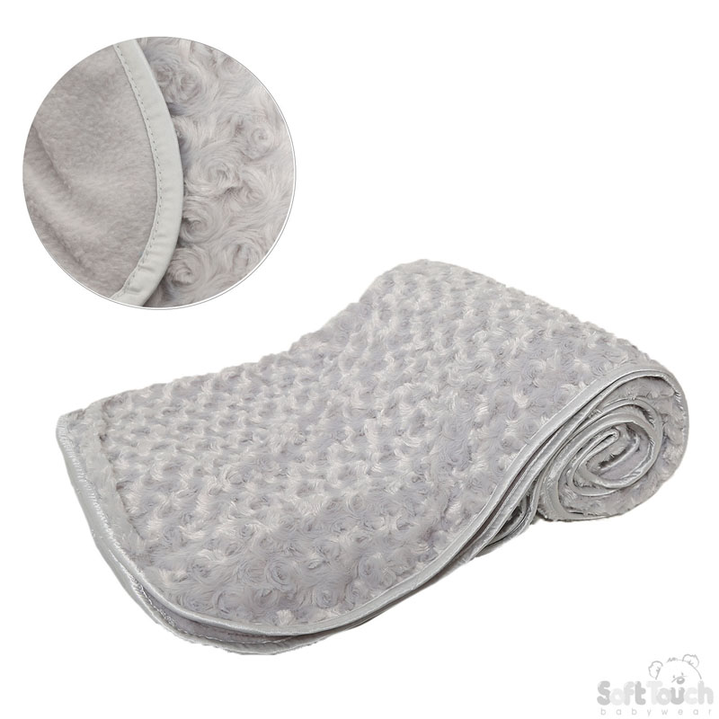 Large Grey Rose Mink Wrap No. FBP67-G