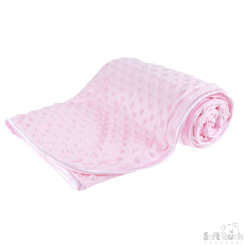 Pink Bubble Wrap W/Satin Trim No. FBP80-BP-P