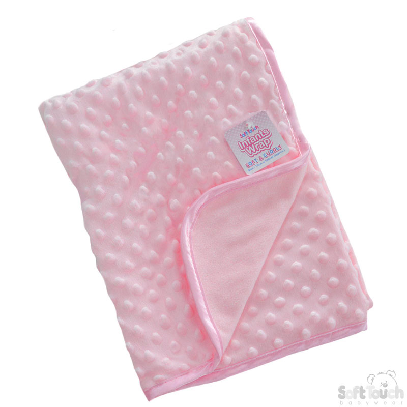 Pink Bubble Wrap W/Satin Trim No. FBP80-BP-P
