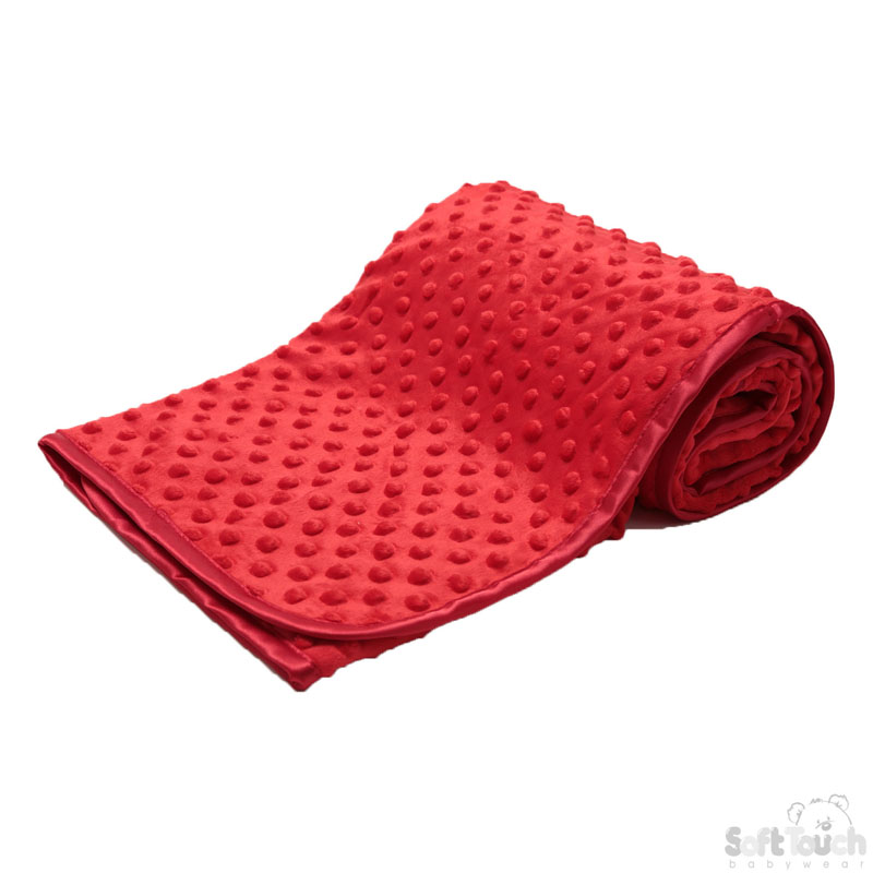 Red Bubble Wrap W/Satin Trim No. FBP80-BP-R