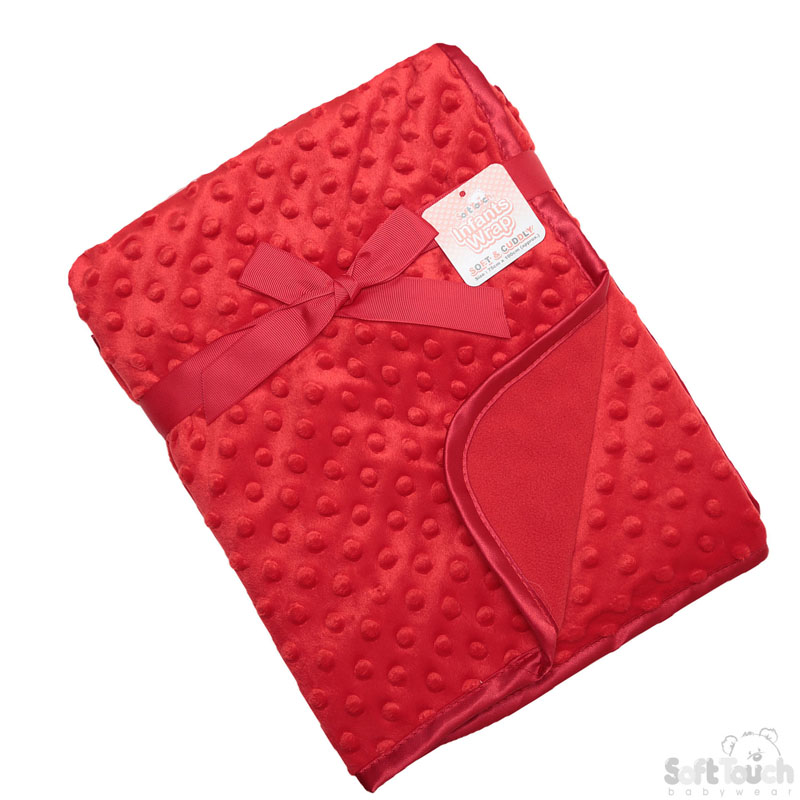 Red Bubble Wrap W/Satin Trim No. FBP80-BP-R