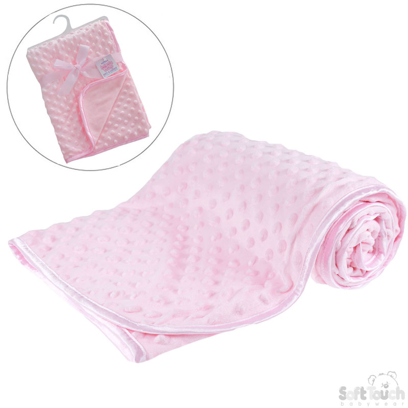 Pink Bubble Wrap W/Satin Trim No. FBP80-P