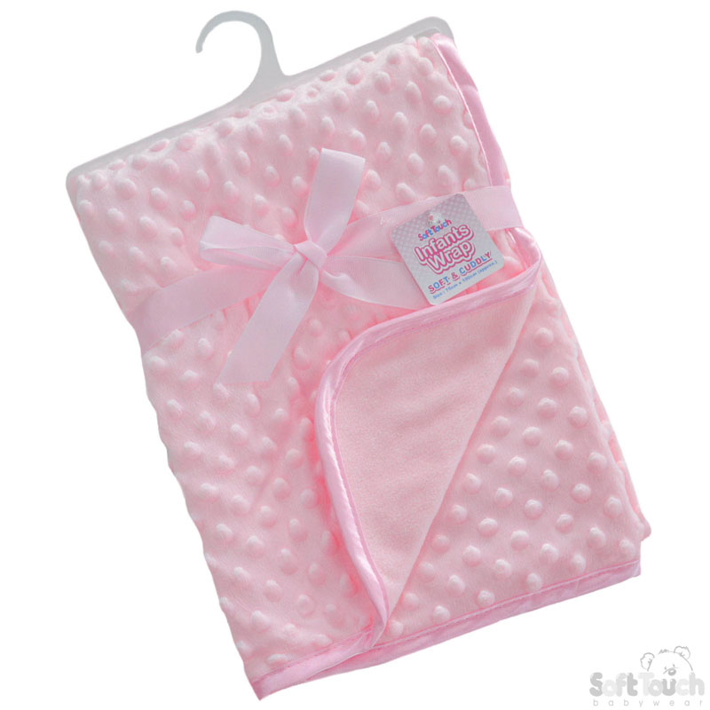 Pink Bubble Wrap W/Satin Trim No. FBP80-P