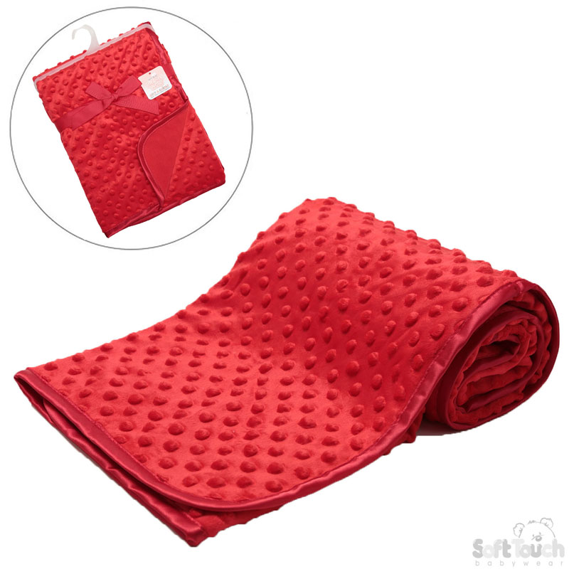 Red Bubble Wrap W/Satin Trim No. FBP80-R