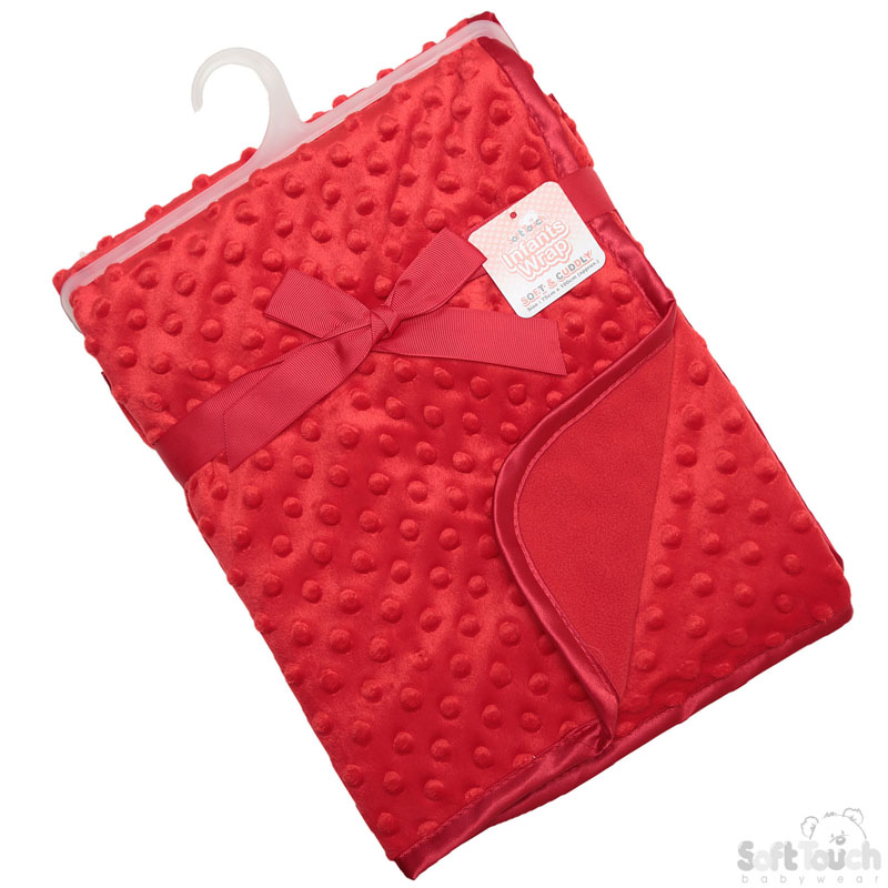 Red Bubble Wrap W/Satin Trim No. FBP80-R