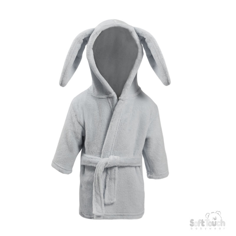 Grey Hooded Robe W/ Ears No. FBR13-G