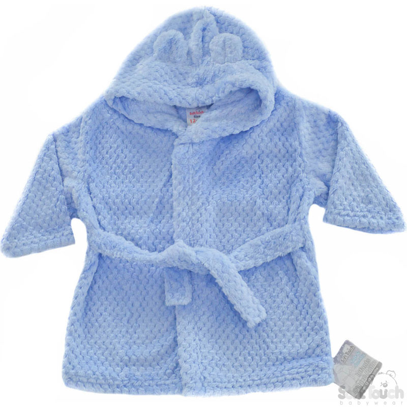 Blue 'Honeycomb Hooded Robes  No. FBR41-B
