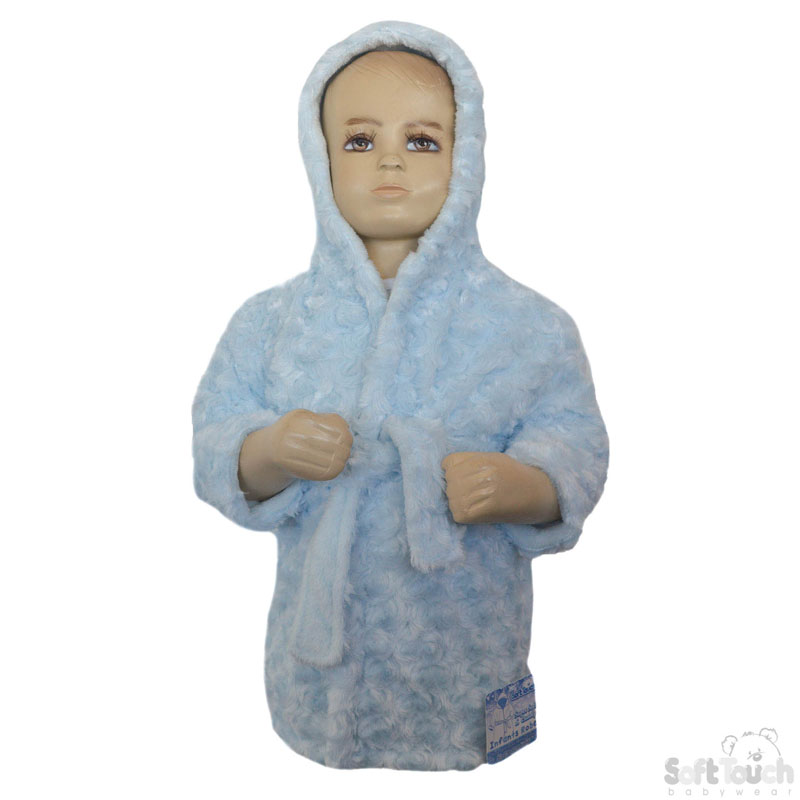 Blue Rose Hooded Robe No. FBR43-B