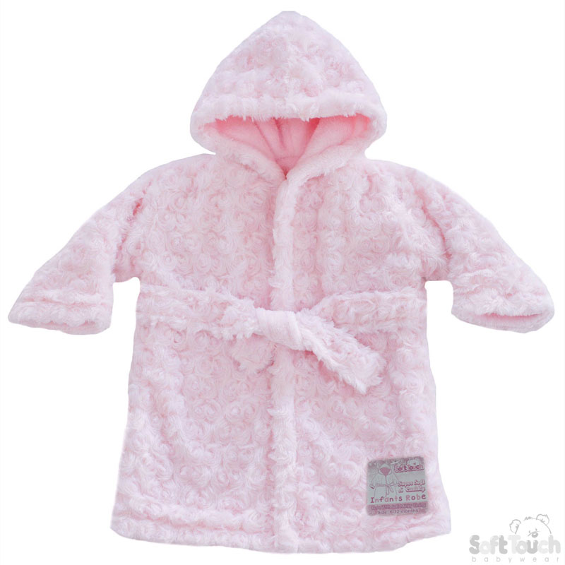 Pink Rose Hooded Robe No. FBR43-P