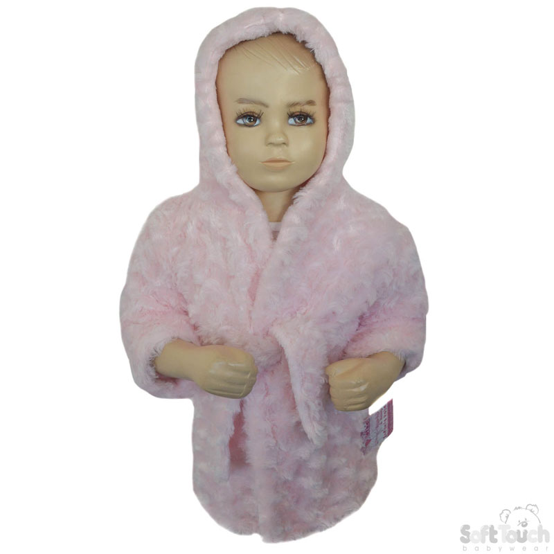 Pink Rose Hooded Robe No. FBR43-P