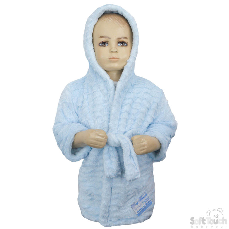 Blue Layered Hooded Robe No. FBR45-B