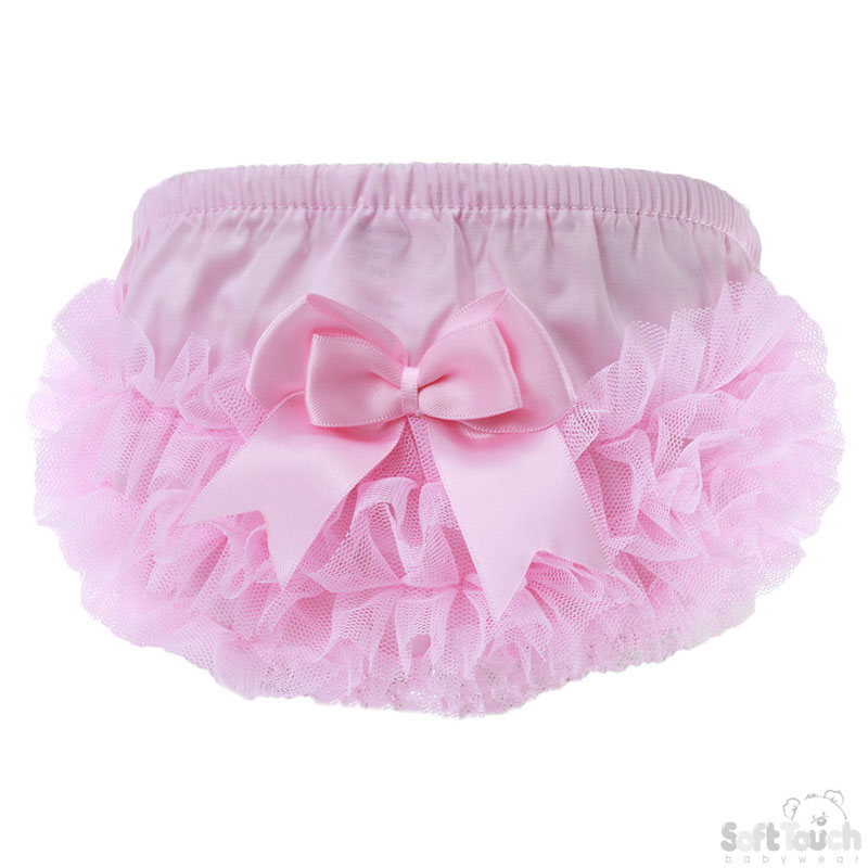 Pink Cotton Frilly Pants No. FP12-P
