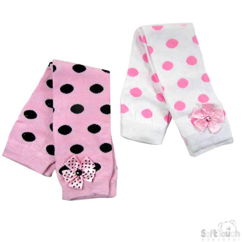 Infants Leg Warmers W/Flower Applique No.GL22
