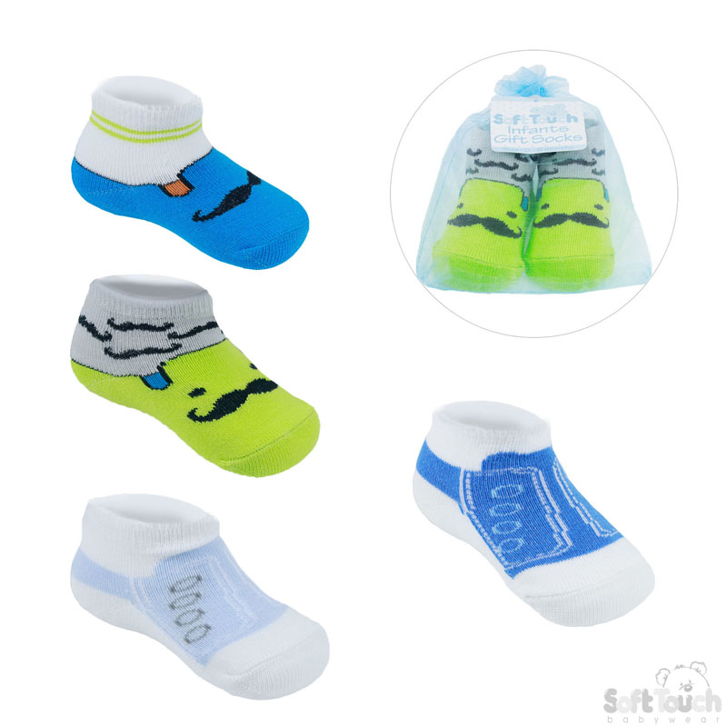 Infants Socks- Shoe & Face No. GS108