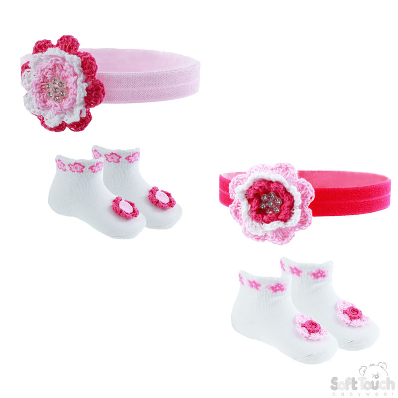 Headband & Socks Set - Crochet No. GS37