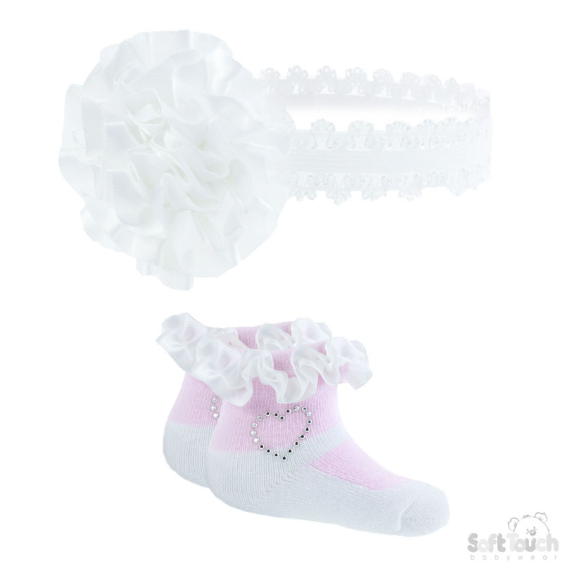 Girls Headband & Socks Set No. GS45